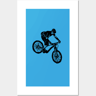 Mountain Biker Posters and Art